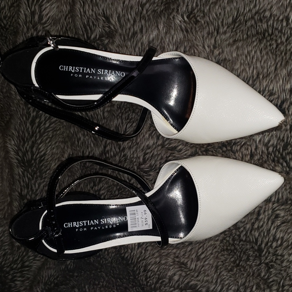 Black and White Heels